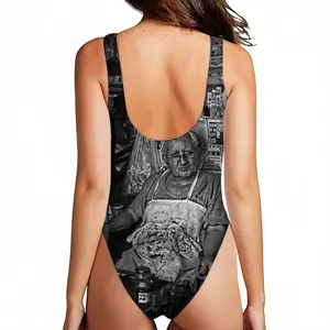 Women Old Cobbler One Piece Swimsuit