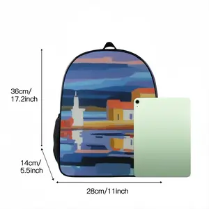 Stormy Sky On La Pointe Courte 14 Inch Student Bag