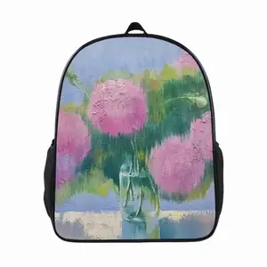 Peonies 14 Inch Student Bag