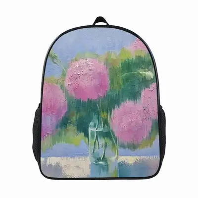 Peonies 14 Inch Student Bag