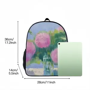 Peonies 14 Inch Student Bag