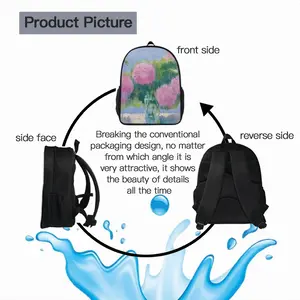 Peonies 14 Inch Student Bag