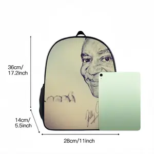 Bill Cosby Portrait 14 Inch Student Bag