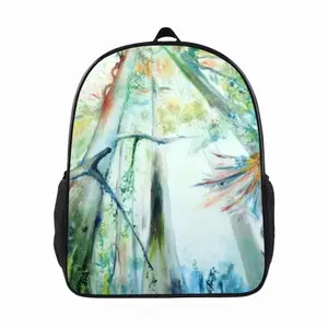 The Monkey King Sitting On A Tree Watching The Sun 14 Inch Student Bag