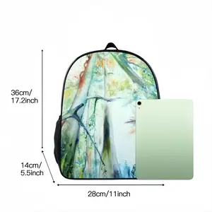 The Monkey King Sitting On A Tree Watching The Sun 14 Inch Student Bag