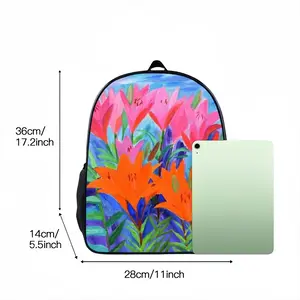 The Light Of My Lilies 14 Inch Student Bag