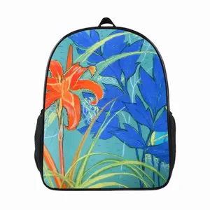 Orange Lily 14 Inch Student Bag