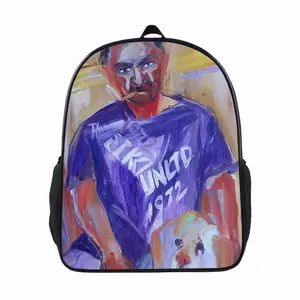 The Man With The Dog 14 Inch Student Bag