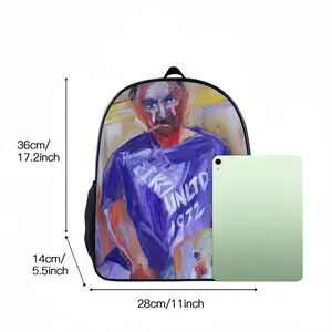 The Man With The Dog 14 Inch Student Bag