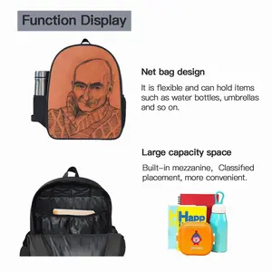 Portrait Of Sergei 14 Inch Student Bag