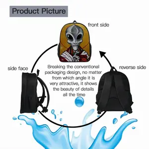 Icon Of Alien Enki 14 Inch Student Bag