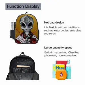 Icon Of Alien Enki 14 Inch Student Bag