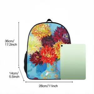 “Oriental Motif” 14 Inch Student Bag