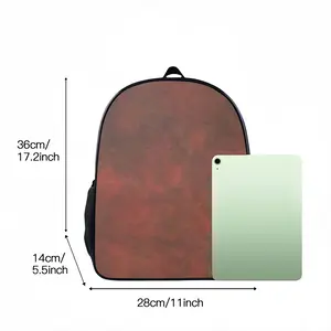 Burnt Red Clouds 14 Inch Student Bag