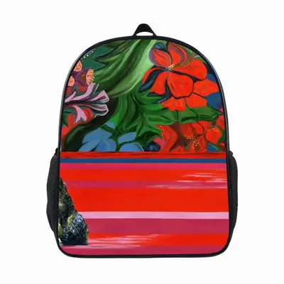 Apes In The River 14 Inch Student Bag