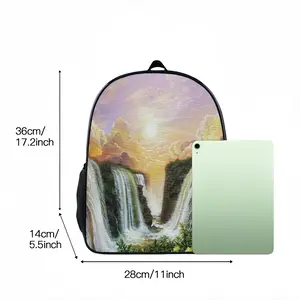 Among The Waterfalls 14 Inch Student Bag