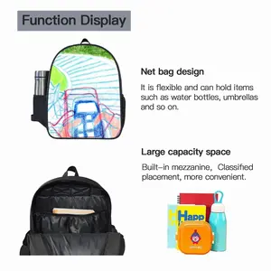 Everyday Micro-Scenes 022 14 Inch Student Bag