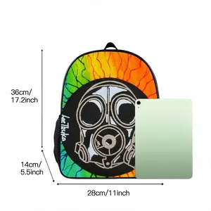 Earth Pandemic Interior Decor Street Art 14 Inch Student Bag