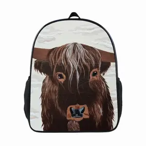 Bull - Red Bull Taurus Animals Buffalo Wild 14 Inch Student Bag