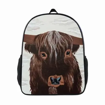 Bull - Red Bull Taurus Animals Buffalo Wild 14 Inch Student Bag