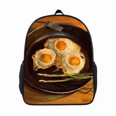 Fried Eggs Modern 14 Inch Student Bag