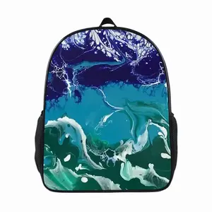 Stormy Sea 14 Inch Student Bag