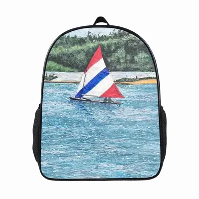 Sailboat At Holmes 14 Inch Student Bag