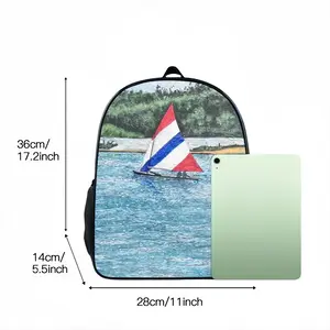 Sailboat At Holmes 14 Inch Student Bag