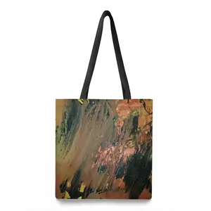 Bronze Abstraction Shopping Bag (Polyester)