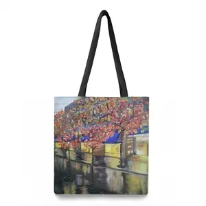 Sydney On Rainy Night Shopping Bag (Polyester)