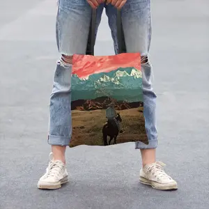 They Say Dogs Are Colorblind (I Think He Sees More Than We Do) Shopping Bag (Polyester)