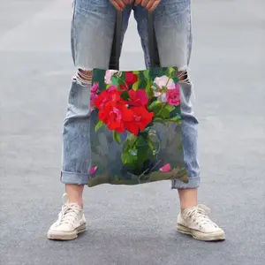 Roses From An Abandoned Garden Shopping Bag (Polyester)