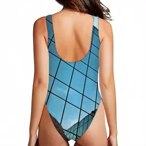 Women Wedge One Piece Swimsuit