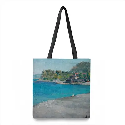 The Beach In Big Utrish Shopping Bag (Polyester)