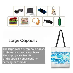 Calligraphic Landscape 009 Shopping Bag (Polyester)