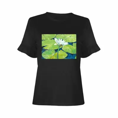 Lilly Pads Ruffled Short Sleeve T-Shirt