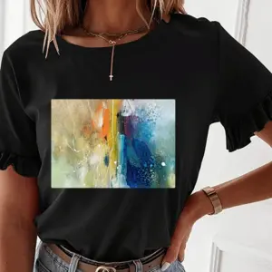 Fluffy Stuff Ruffled Short Sleeve T-Shirt