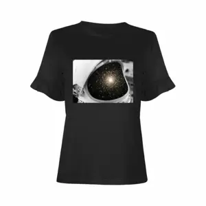 Astronaut Ruffled Short Sleeve T-Shirt