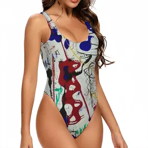 Women Flight Paths One Piece Swimsuit