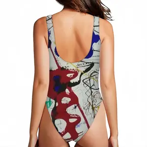 Women Flight Paths One Piece Swimsuit