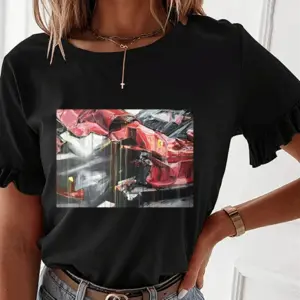 Berlinetta Crash Ruffled Short Sleeve T-Shirt