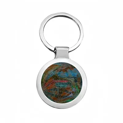 The Surveyed Planet Circular Keychain