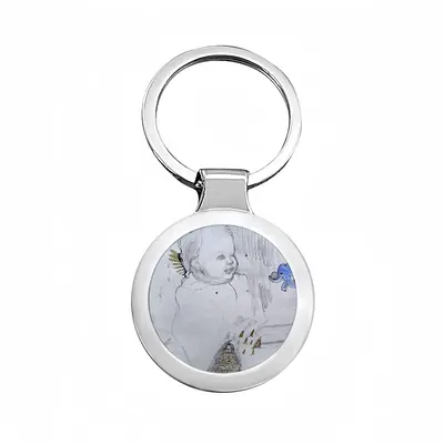 Baby - Drawing Pencil Circular Keychain