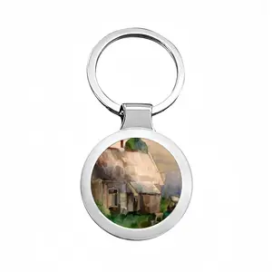 Watercolor - The Village Circular Keychain