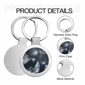 Ghost Circular Keychain