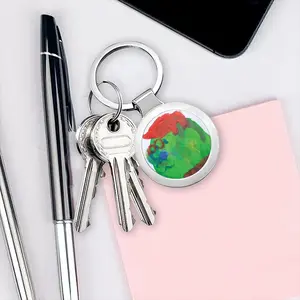 Peter Poirot Circular Keychain