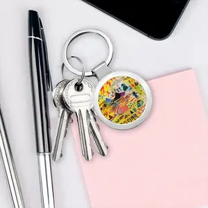 Maroc & Roll Circular Keychain