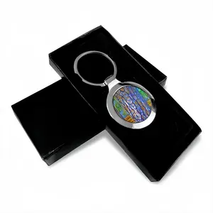 Portrait Of A Pine Tree Circular Keychain