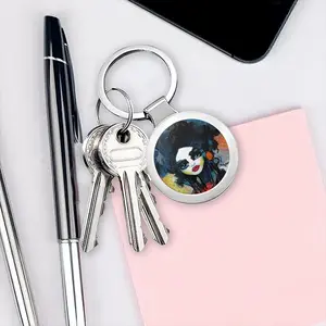 Masquarade Circular Keychain