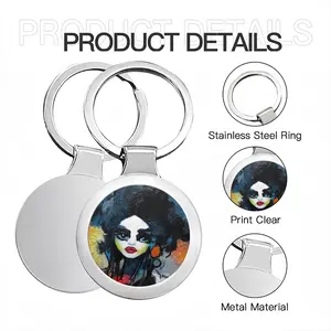 Masquarade Circular Keychain